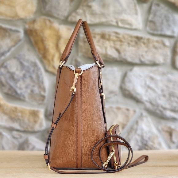 Michael Kors Bedford Legacy LG Tote SET Brown - Picture 2 of 9